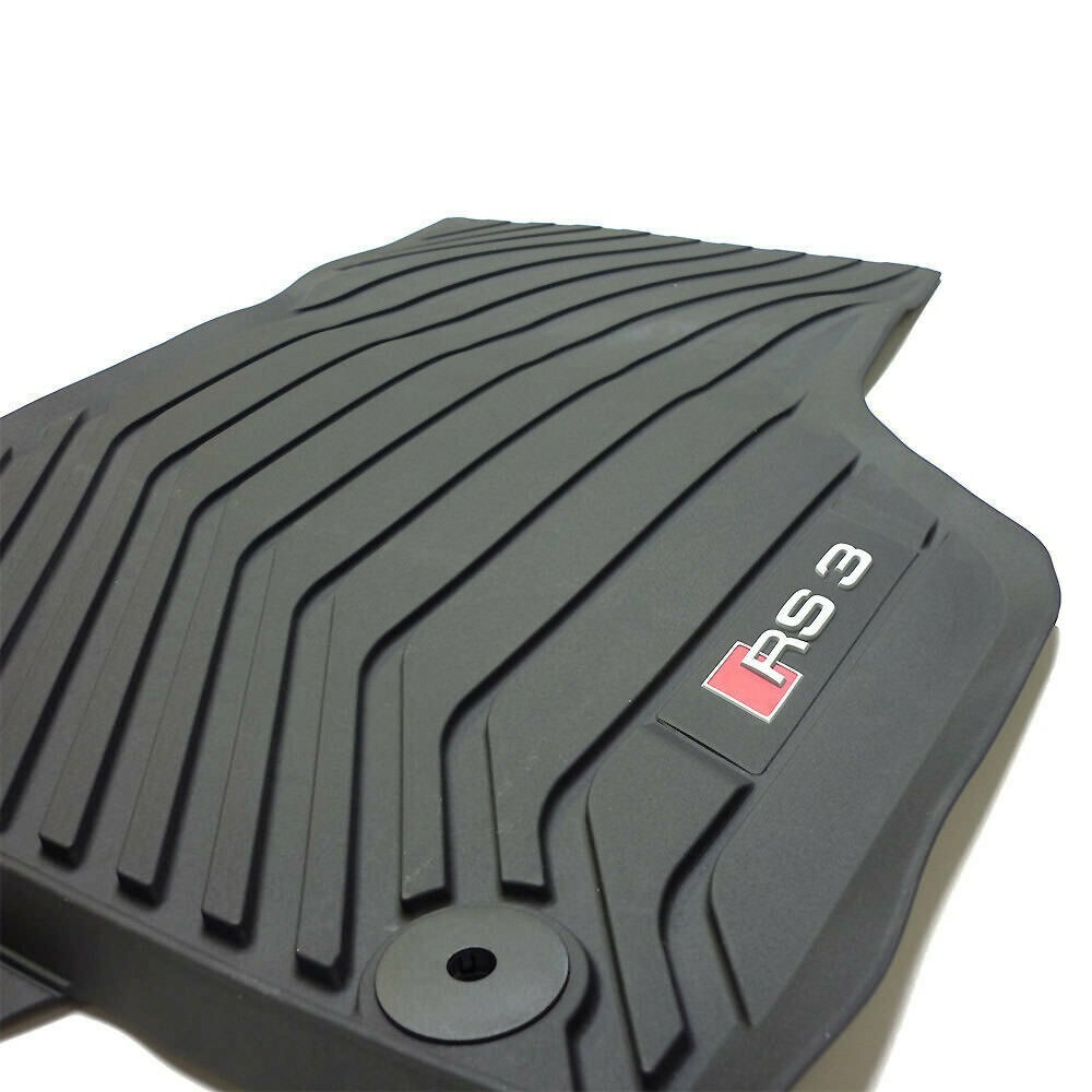 Original Audi A3 S3 8V RS3 Rubber Floor Mats AllWeather Carpets 4pcs Front&Rear eBay