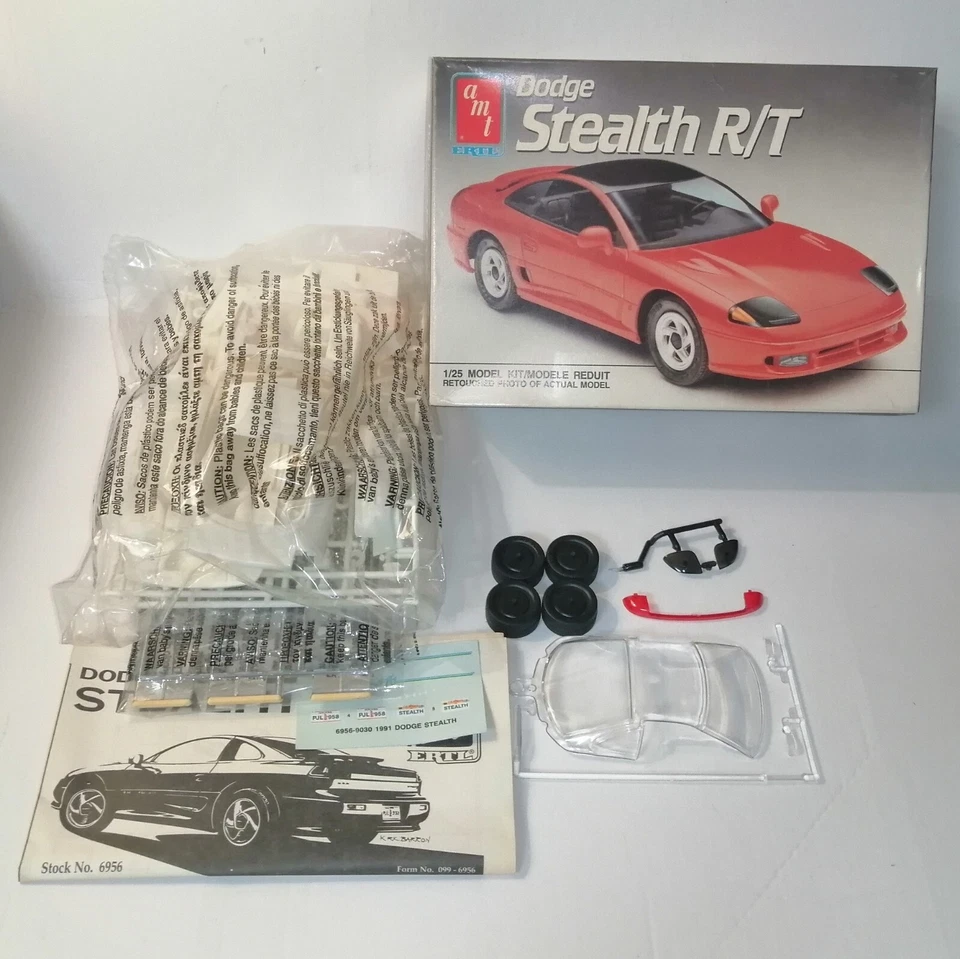 AMT ERTL 1/25 DODGE STEALTH R/T REF.6956 KIT MONTAGGIO OBSOLETO - Immagine 3 di 3