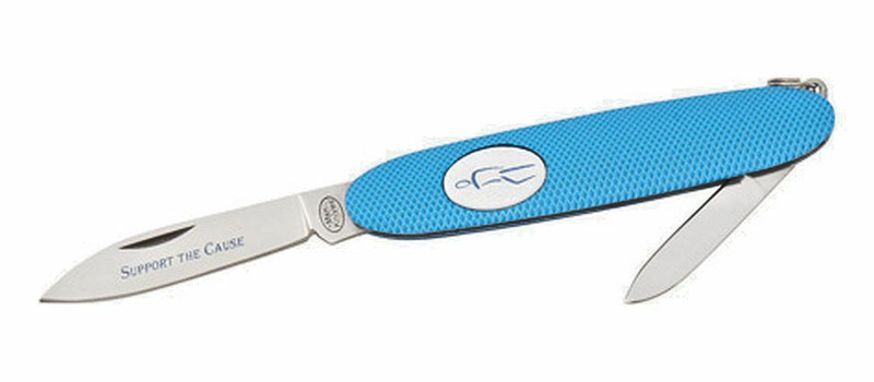 University of Tennessee 2 Blade Gentleman's Knife 3" Blue Aluminum Handle