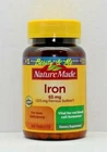 Nature Made Iron 65 mg - 365 Tablets Dietary Supplement