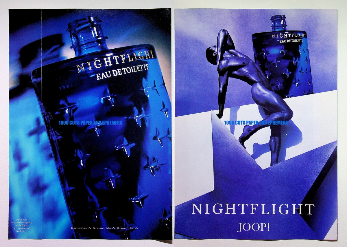 Nightflight Joop Cologne 1995 Trade Print Magazine Ad Poster