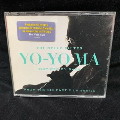 YO-YO MA cello - Bach 6 Suites for Solo Cello - SONY 1997 2CD BOX