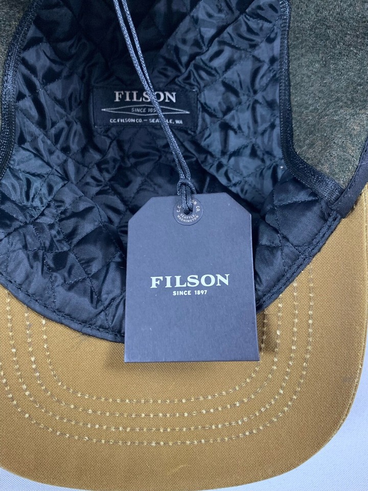 Filson Men's Baseball Cap Filson Insulated Tin Cloth Cap - Made In