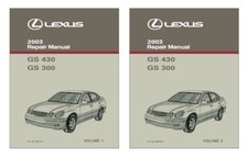 2003 Lexus Gs 300 Gs 430 Factory Shop Service Manual
