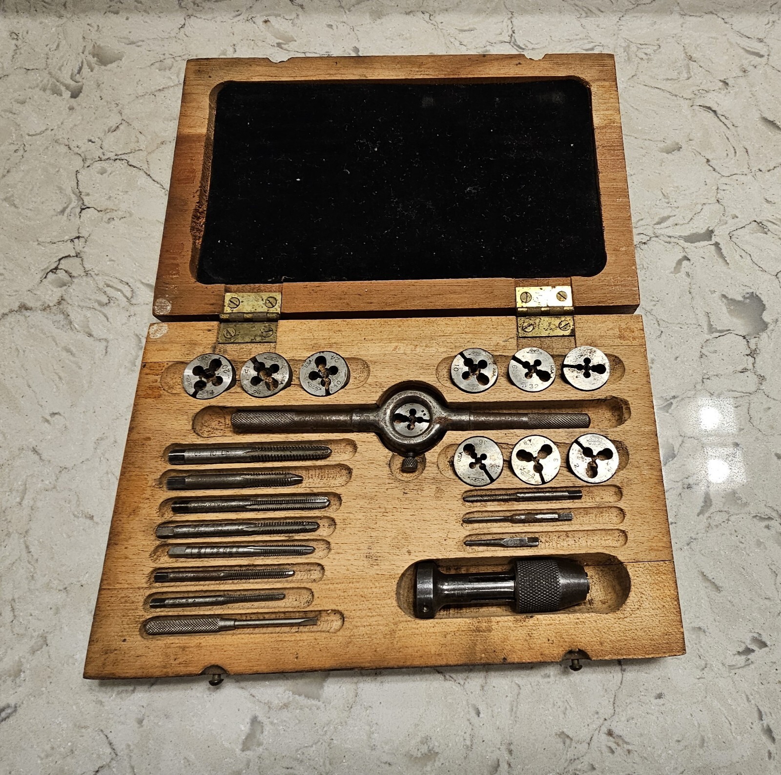 Vintage GTD Greenfield Screw Plate Tap & Die Machinist Tool Set eBay