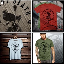 Fear not death combat t-shirt military combat veteran spartan warrior 