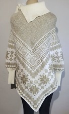 poncho for Ladies ..100 cotton handwoven made in Ecuador