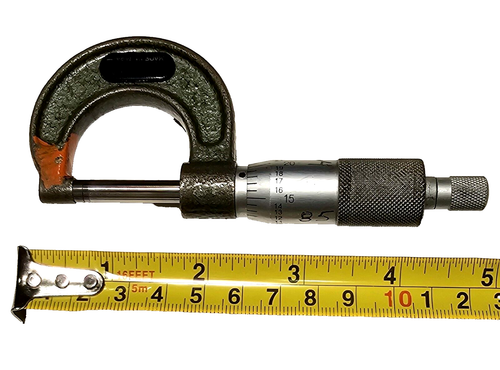 MITUTOYO MICROMETER 0-1" 0.001" GRADUATION Vintage With Original Wood Case - Picture 2 of 5