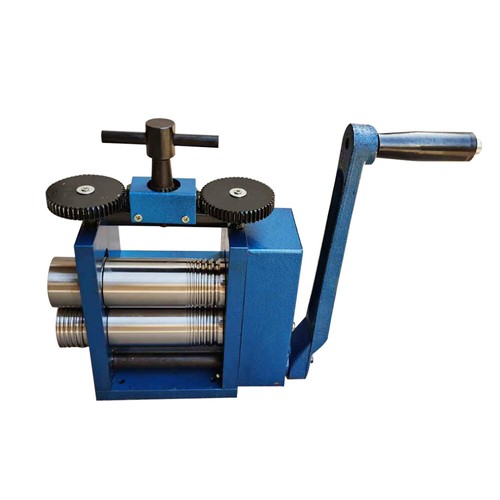 Manuelle Kombination Walzwerk Maschine Schmuck Metall Werkzeuge Ausrüstung NEU 75mm - Bild 19 von 23