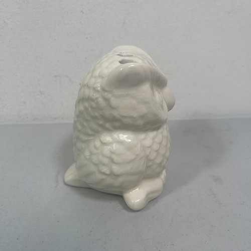 Vintage White Toothbrush Holder Vintage Owl Statue Made in Taiwan - Picture 4 of 7
