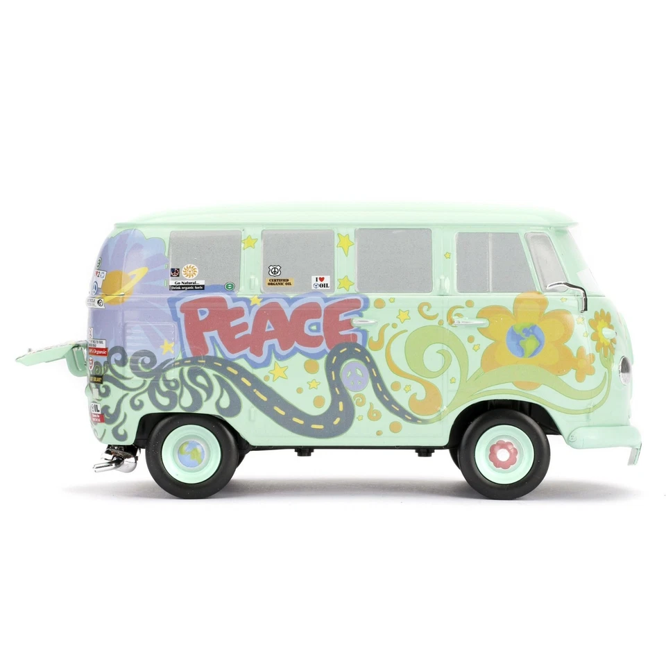 98493 BY Jada Disney CARS Movie FILLMORE VW BUS Hippie Van 7" Diecast Car 1:24 - Image 4 of 4