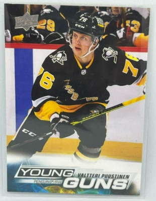 Valteri Puustinen Young Guns Rookie 2022-23 Upper Deck Series 1 Hockey # 237