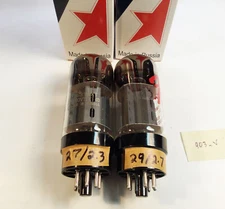 Pair of Sovtek 5881 / 6L6 WXT Power Tubes Tested and Matched (v)