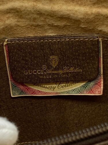 Borsa a tracolla Gucci Vintage GG PVC Linea Sherry Autenticità - Foto 5 di 13