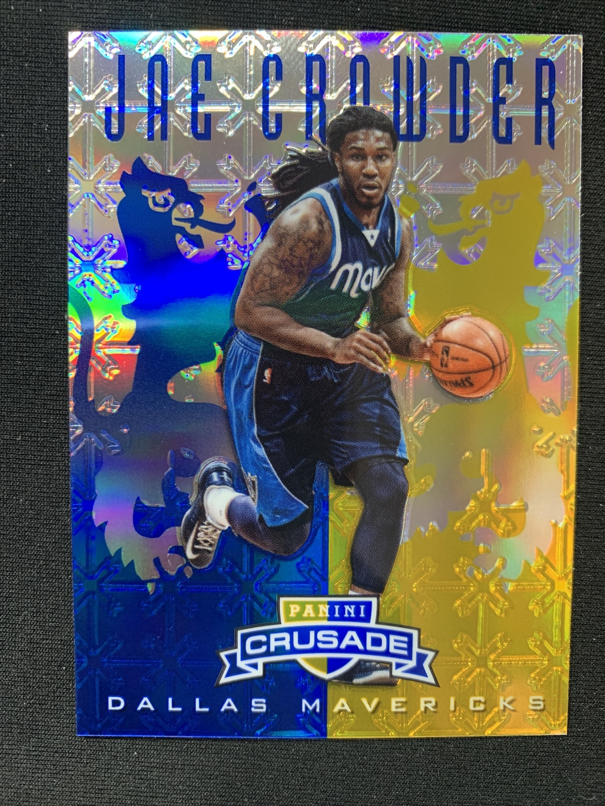 Jae Crowder 2012-13 Panini Crusade Blue Gold PRIZM Rookie Card RC #38