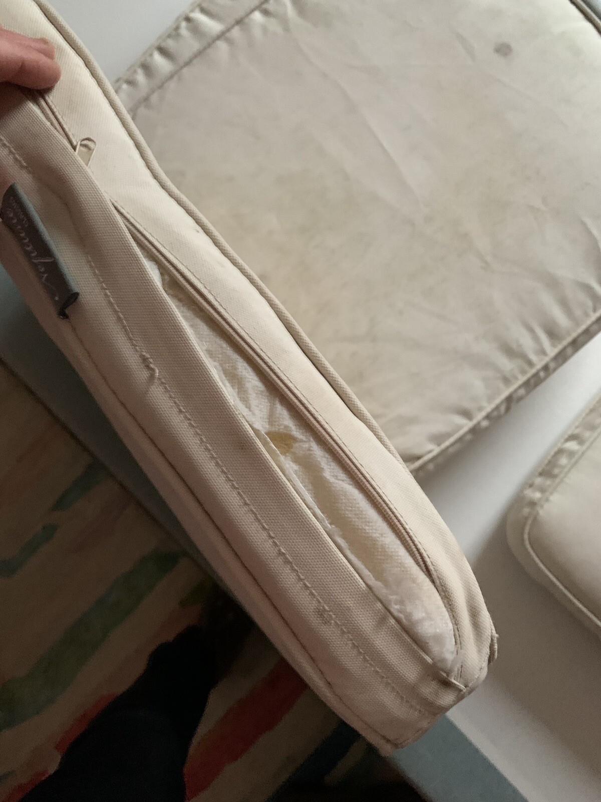 Six x Neptune Cream Outdoor Chair Seat Cushions eBay