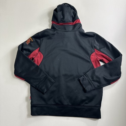Nike USC Trojans Hoodie Sweater Men's Size XS Black Therma-Fit University Active - Picture 2 of 11