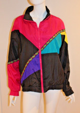 Vintage 80s 90s Longstreet Missy Colorblock Windbreaker Tracksuit Jacket - S/M