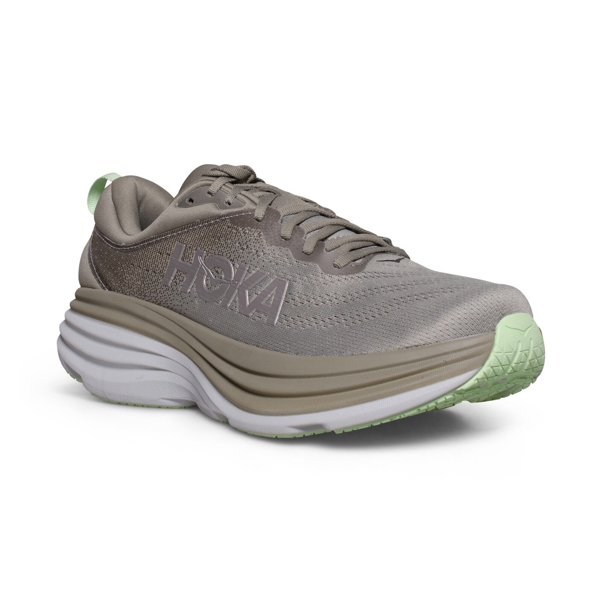 HOKA BONDI 8 OLIVE HAZE / MERCURY SPORTY MEN'S RUNNING SHOES