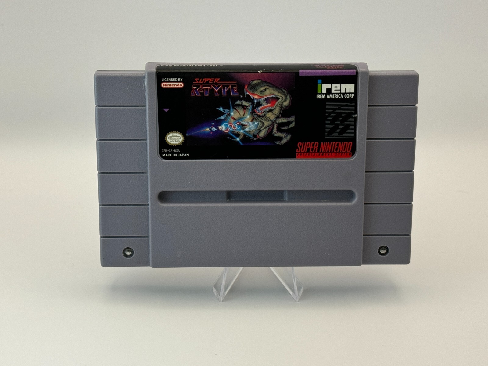 Super R-Type (Super Nintendo, SNES) - Authentic, Tested (Game only)