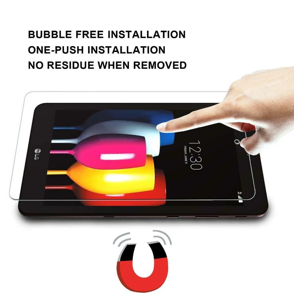 Tablet 9H Premium Tempered Glass Screen Protector Cover Film Guard For LG G PAD - Image 3 of 4