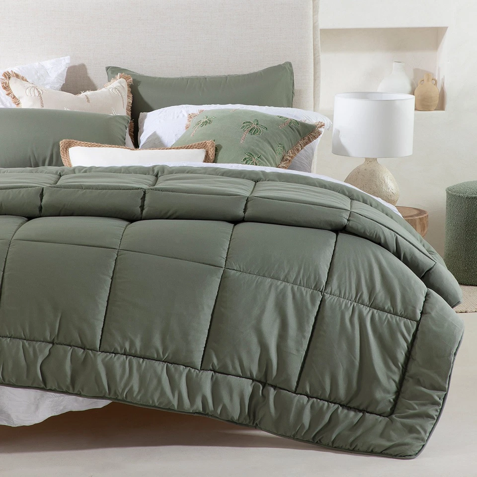 Snoozi Cube Green Microfibre Comforter Set - image 2 of 4