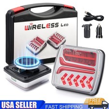 Wireless Magnetic Trailer Lights   Rechargeable LED TailLight Kit For Trailer RV