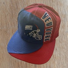Vintage 90s New York Giants American Needle Rare 100% Wool Snapback Hat Cap