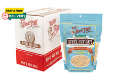 Organic Steel Cut Oats, 24Oz Pack of 4 - Non GMO, Whole Grain, Vegan, Kosher