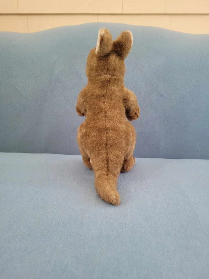 VTG 1997 Momma and Baby Kangaroo Plush Brown Stuffed Animal 12" K &M - Image 4 of 4