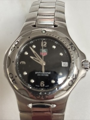 Tag Heuer Kirium WL1112 Stainless Steel Men s Black Dial Watch
