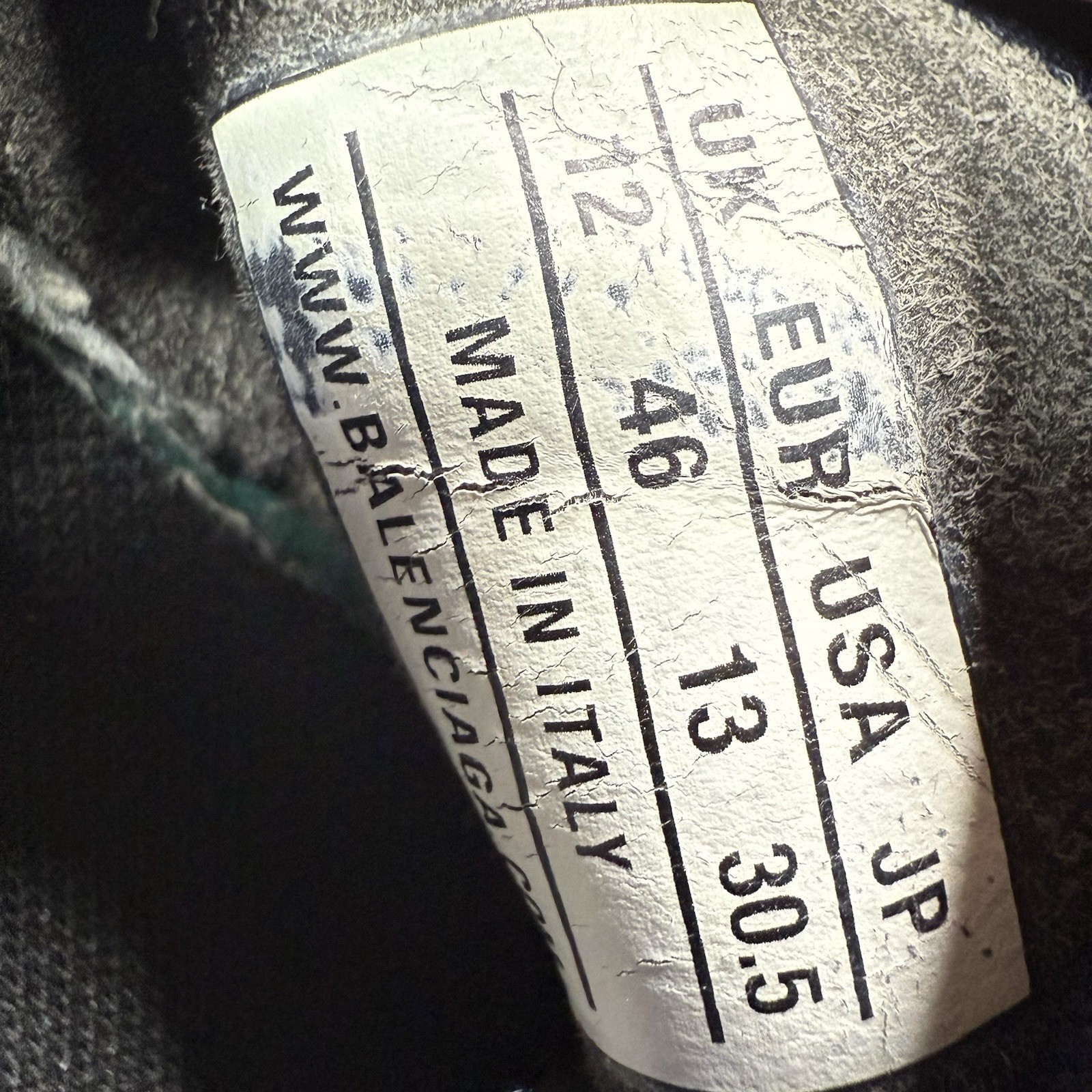 Balenciaga Speed Lace Up Navy White Neon Yellow Sneakers Men’s 13 thumbnail 9