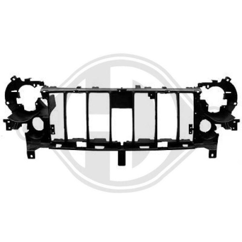 1X Rahmen, KüHlergitter Diederichs 2601002 Passend FüR Chrysler Jeep-image