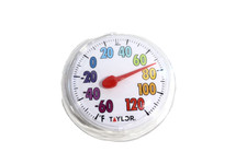 Taylor 6  Fahrenheit -60 To 120 Outdoor Wall Thermometer with Bracket 5631