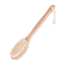 Dry Brushing Body Brush with Long Handle and Dual Sided,Dry Body Brush for Ce...