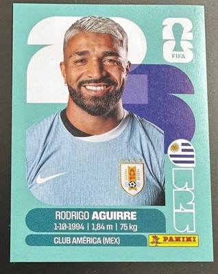 Panini FIFA World Cup 2026 URU 19 Rodrigo Aguirre Uruguay Sticker