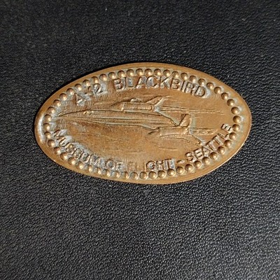 A-12 Blackbird Museum of Flight Seattle - Press Coin Elongated Penny Souvenir