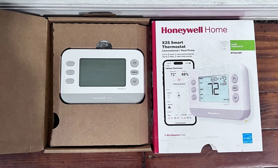 Honeywell Home X2S Smart Thermostat, Conventional/Heat Pump, Wi-Fi Thermostat - Image 3 of 4