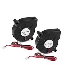 2Pcs DC Brushless Blower Cooling Fan 50x50x15mm Fans for 3D Printer 12V