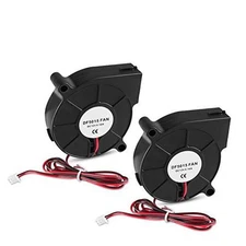  2Pcs DC Brushless Blower Cooling Fan 50x50x15mm Fans for 3D Printer 12V