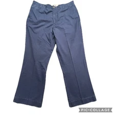 OshKosh B'gosh Men's Navy Blue Cotton Chino Pants Size 42x32 Relaxed Fit