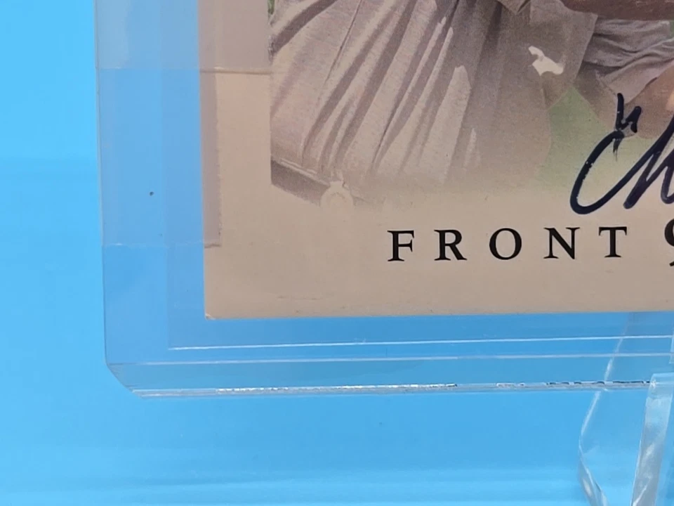 CHI CHI RODRIGUEZ Autograph Patch 2002 SP Front 9 AUTO 189/375 UD Game Used - Image 3 of 4