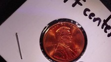 1995-D Lincoln Penny Off Center Error Coin