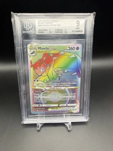 BGS 9 Mawile VSTAR 200/195 – Silver Tempest Rainbow Secret Rare Pokémon Card