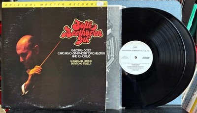 GEORGE SOLTI BEETHOVEN SYMPHONY NO. 9 D MINOR~NM 1981 MFSL 1/2 SPEED MASTER 2-LP