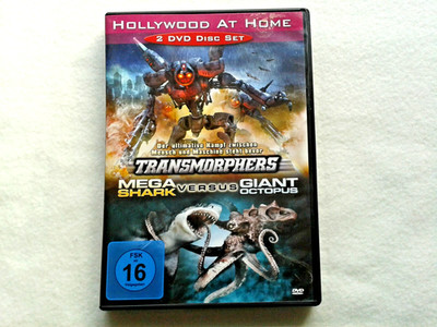 DVD Transmorphers & Mega Shark Versus Giant Octopus 2 DVD s  Sehr Guter Zustand!