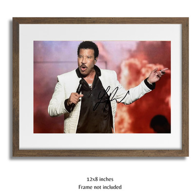 Lionel Richie Hand Signed Photo All Night Long Legend COA & PSA Verification