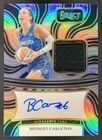 Bridget Carleton 2025 Panini WNBA Select Auto Memorabilia Patch Lynx