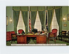 Postcard Reproduction Of The Presidents Office Harry S. Truman Library MO USA