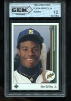 Ken Griffey Jr. Rookie 1989 Upper Deck #1 RC HOF Seattle Mariners GEM MINT 10